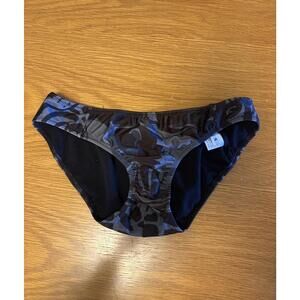 Rachel Comey Gray Print Bikini Bottoms, SZ S, $153 Retail, NWOT, #1020